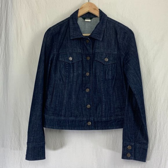 J. Crew Denim Jacket in Dark Wash - Picture 1 of 8